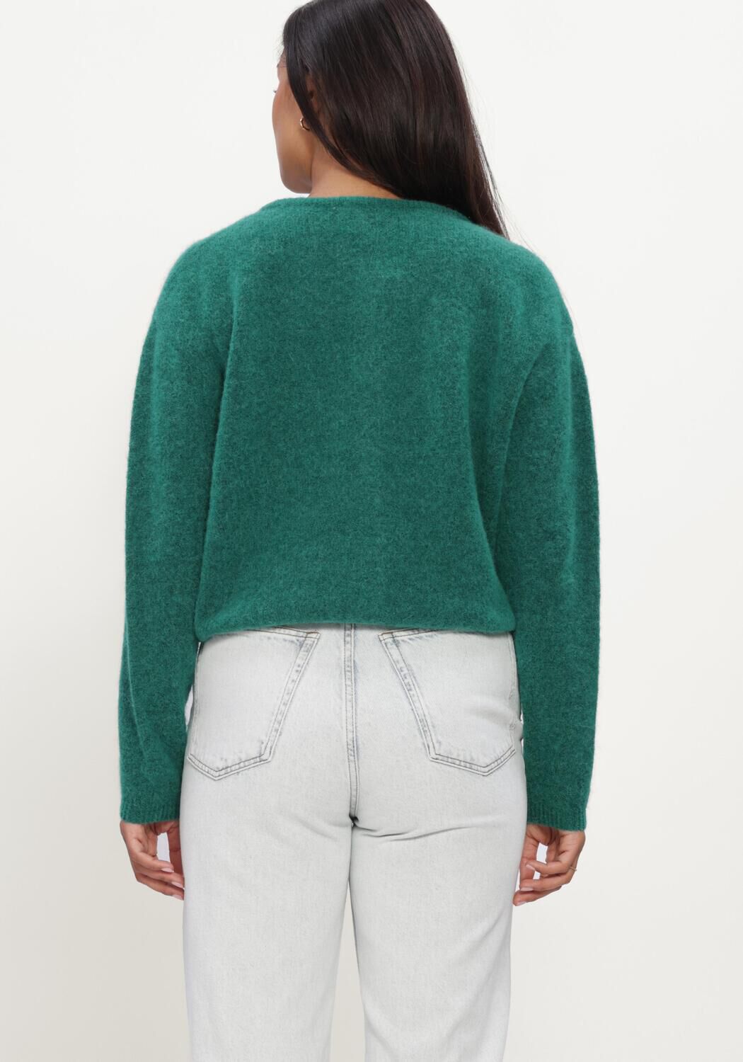 Gr&uuml;ne AMERICAN VINTAGE Strickjacke VITOW - large