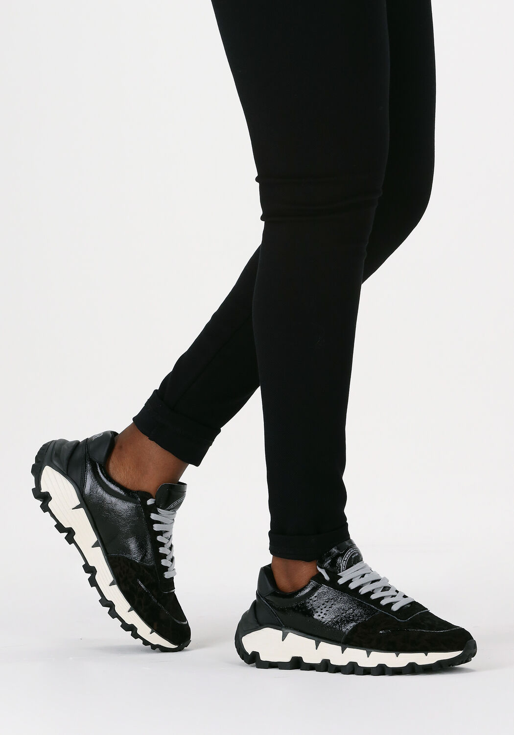 Schwarze P448 Sneaker Low JACKSON DAMES - large