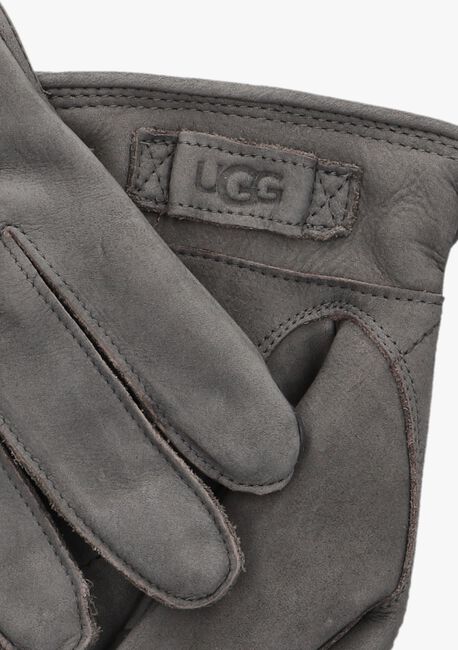 Graue UGG Handschuhe POINT LEATHER GLOVE - large