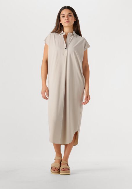 Beige PENN & INK Midikleid DRESS - large