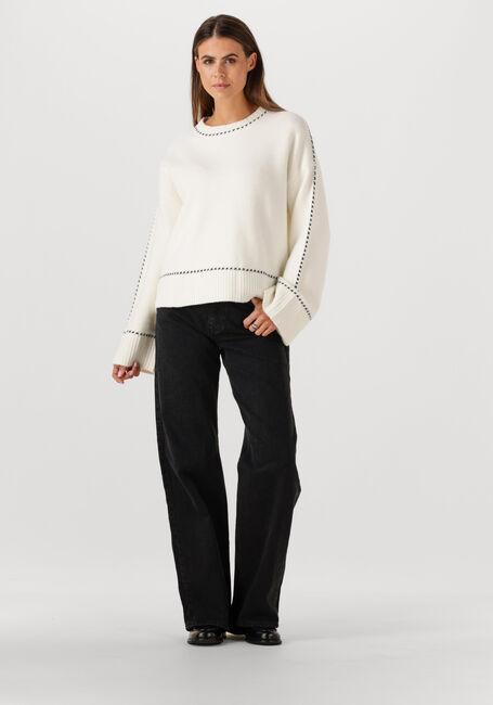 Nicht-gerade weiss NEO NOIR Pullover ROEME KNIT STITCH BLOUSE - large