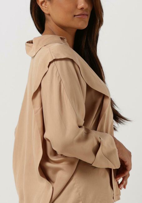 Beige SIMPLE Blusen LEONA WV-LYOCEL-22-3 - large