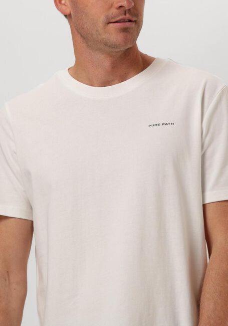 Nicht-gerade weiss PURE PATH T-shirt REGULAR FIT T-SHIRTS CREWNECK SS103 - large