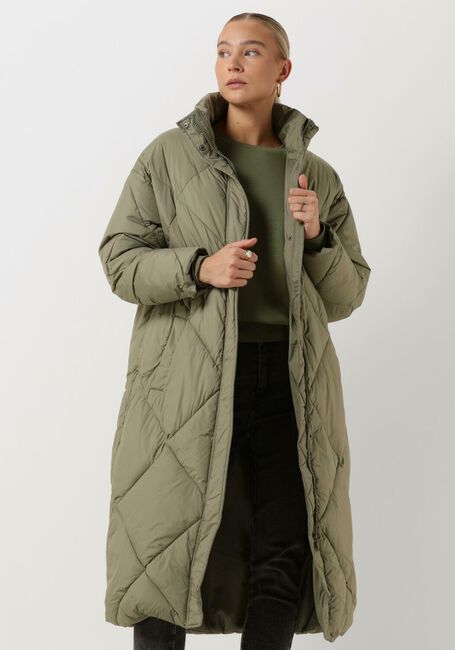 Olive NOTRE-V Wattierte Jack PUFFER DIAMOND - large