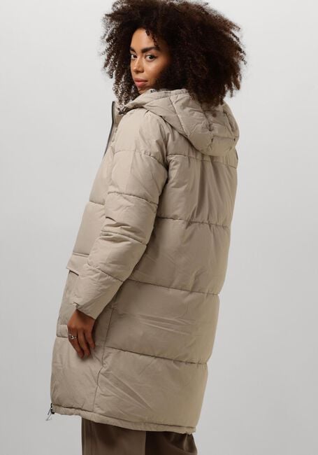 Beige OBJECT Wattierte Jack OBJZHANNA L/S LONG JACKET NOOS - large