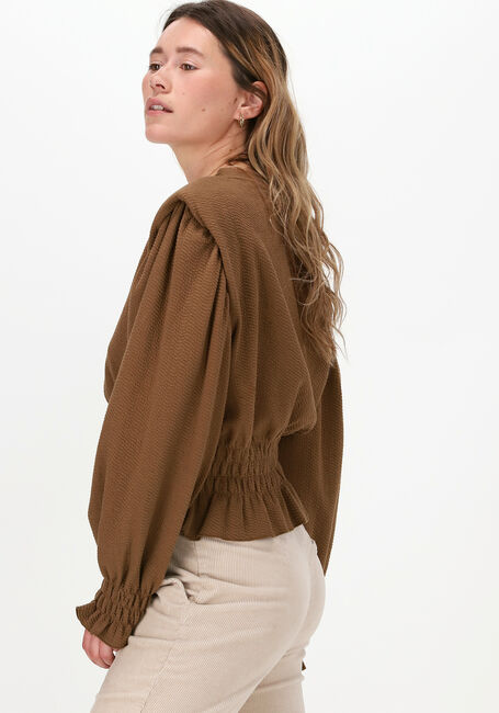 Braune OBJECT Pullover TAYLOR LS PULLOVER - large