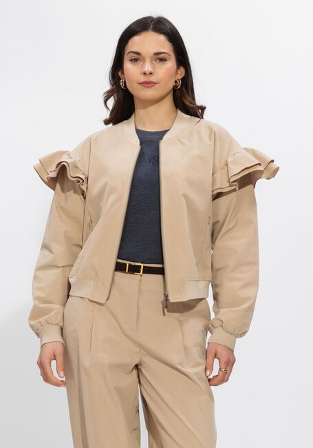 Braune SUMMUM Jacken BOMBER COTTON BLEND - large