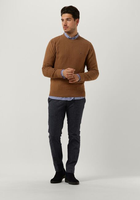 Blaue TOMMY HILFIGER Casual-Oberhemd NATURAL SOFT MICRO CHK SF SHIRT - large