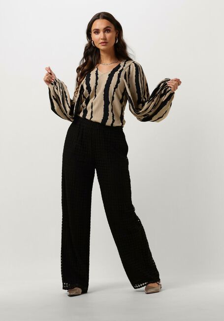 Beige MODSTRÖM Blusen HARLANDMD PRINT TOP - large