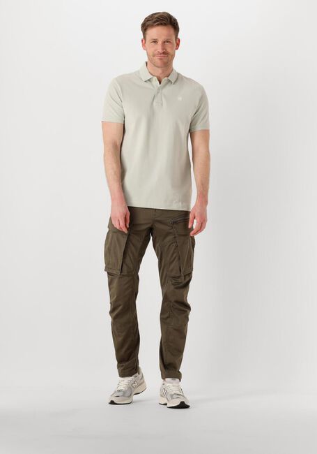 Beige G-STAR RAW Polo-Shirt DUNDA SLIM POLO S\S - large