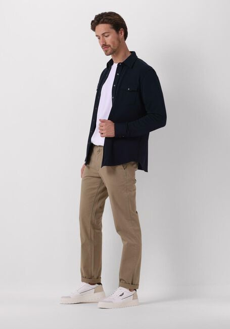 Dunkelblau PROFUOMO Casual-Oberhemd OVERSHIRT WESTER - large