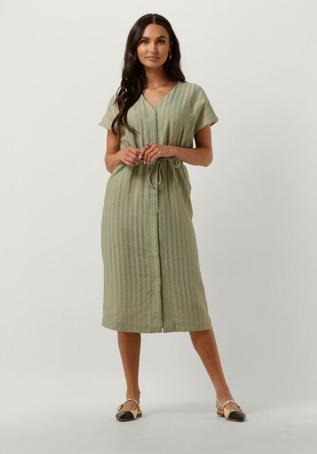 Grüne OBJECT Midikleid OBJAMANDA RE S/L DRESS - large