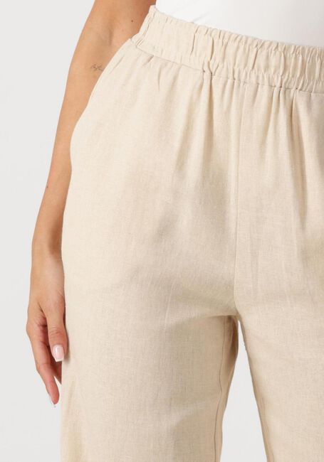 Beige Y.A.S. Hose YASFLAXY HW LINEN PANT NOOS - large