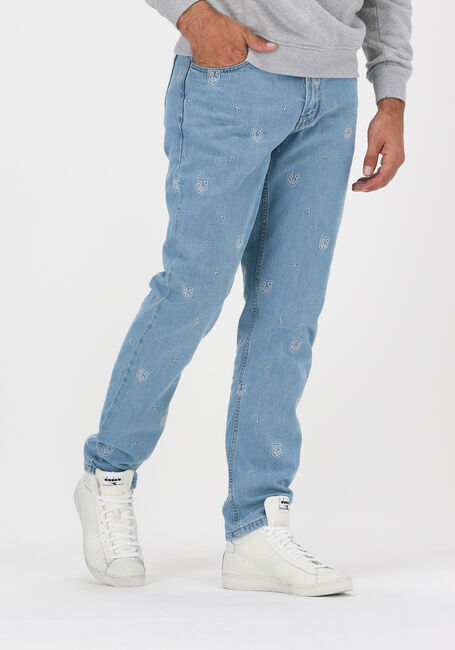 Blaue BLS HAFNIA Straight leg jeans NEW ALL OVER JEANS - large