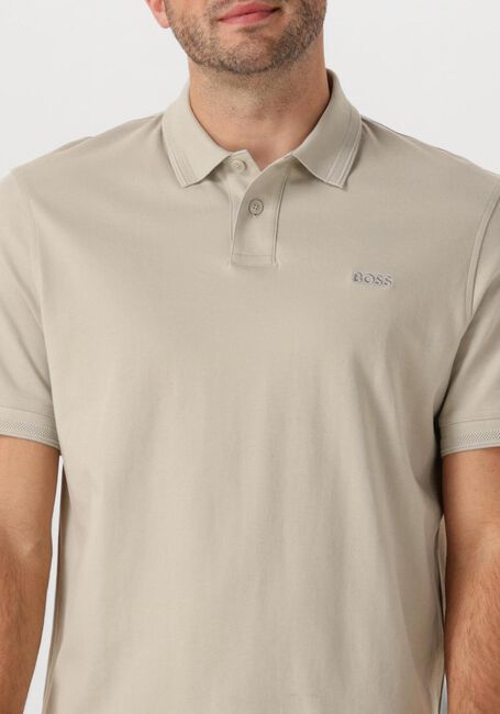 Beige BOSS ORANGE Polo-Shirt PE_INTERLOCK - large