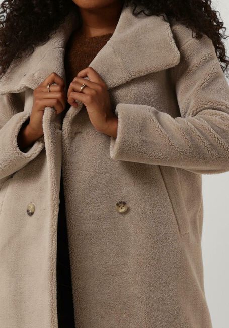 Beige BEAUMONT Teddy-Jacke DOUBLE BREASTED TEDDY COAT - large