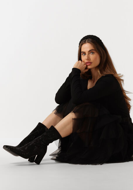 Schwarze SUMMUM Maxirock SKIRT MESH - large