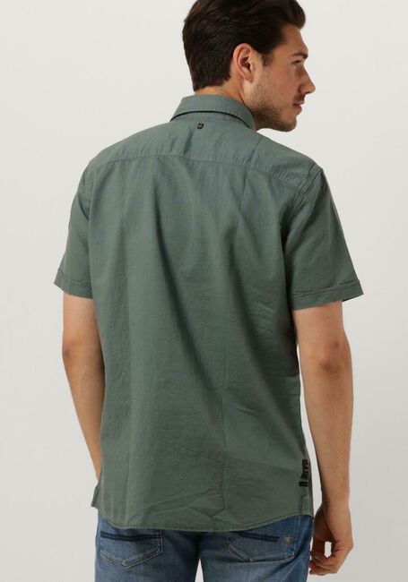 Grüne PME LEGEND Casual-Oberhemd SHORT SLEEVE SHIRT CTN LINEN CARGO WALKER - large
