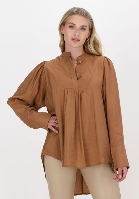 Camelfarbene CO'COUTURE Blusen CALLUM VOLUME SHIRT - large
