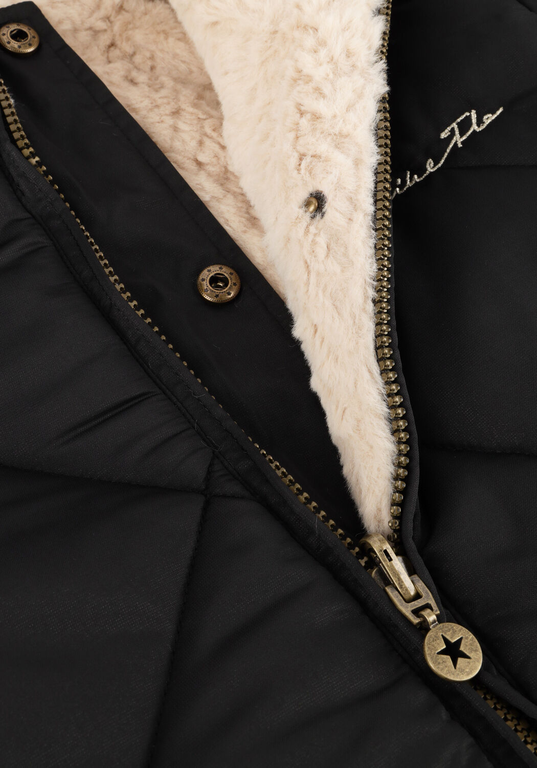 Schwarze LIKE FLO Wattierte Jack ARIANA - large