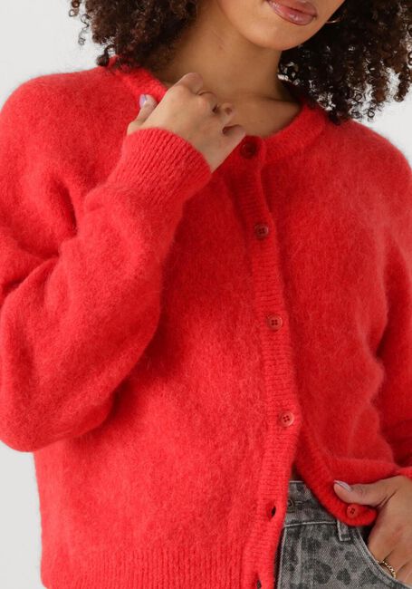 Rote BY-BAR Strickjacke MEYA CARDIGAN - large