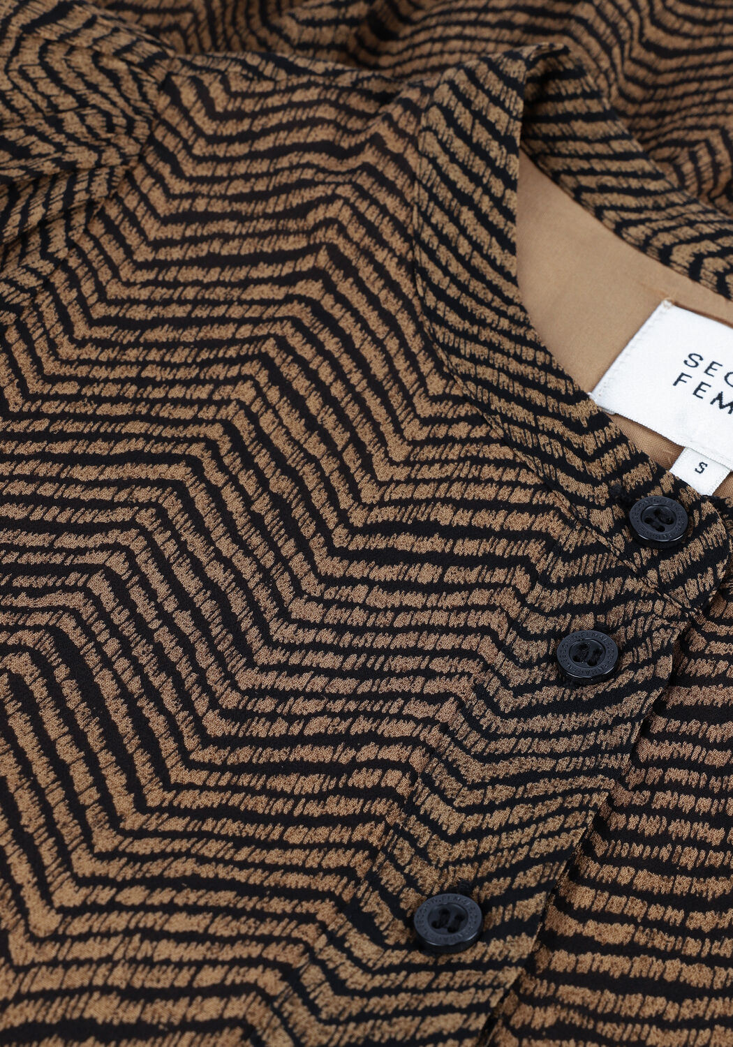 Braune SECOND FEMALE Minikleid SEVERINE DRESS - large