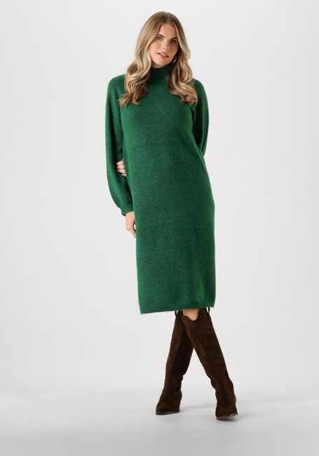 Grüne Y.A.S. Midikleid YASBALIS LS FUNNEL KNIT DRESS - large