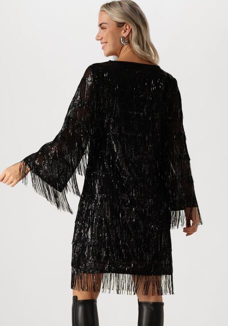 Schwarze ANA ALCAZAR Minikleid PURE SEQUINS DRESS - large