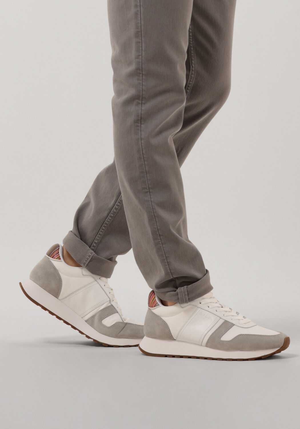 Wei&szlig;e PAUL SMITH Sneaker Low MENS SHOE EIGHTIES 1 - large