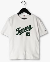 Weiße TOMMY HILFIGER T-shirt TH COLLEGE 85 TEE S/S - medium