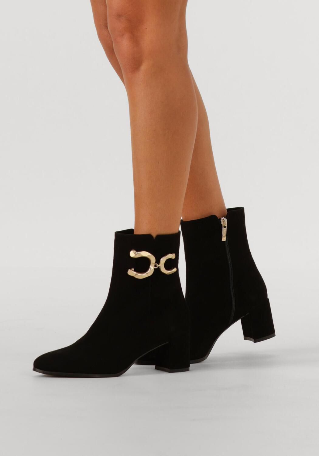 Schwarze NOTRE-V Stiefeletten 8558 - large