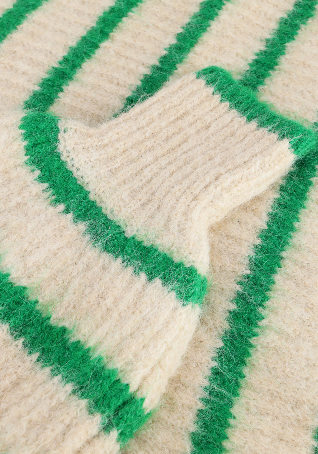 Gr&uuml;ne CO'COUTURE Pullover CORALIE CROP STRIPE O-KNIT - large