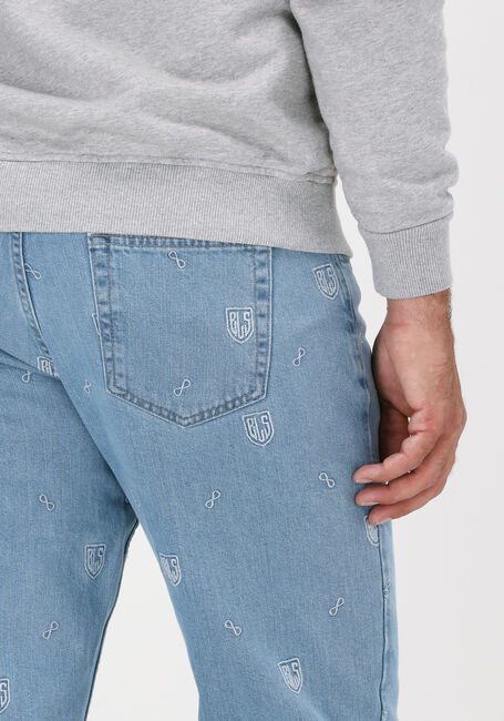 Blaue BLS HAFNIA Straight leg jeans NEW ALL OVER JEANS - large