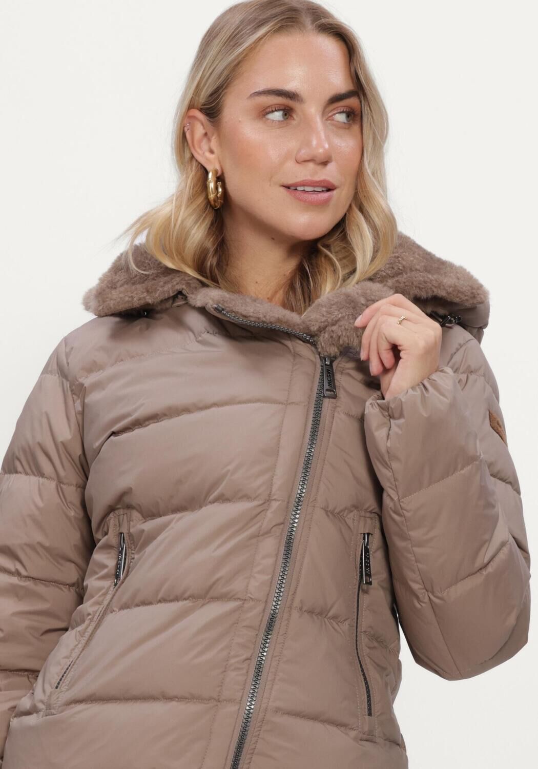 Taupe MOSCOW Wattierte Jack 21-08-SPENCER - large