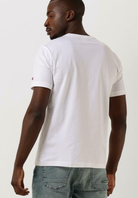 Weiße CHAMPION T-shirt CREWNECK T-SHIRT 216545 - large