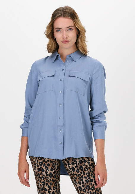 Blaue JUST FEMALE Blusen OBI SHIRT - large
