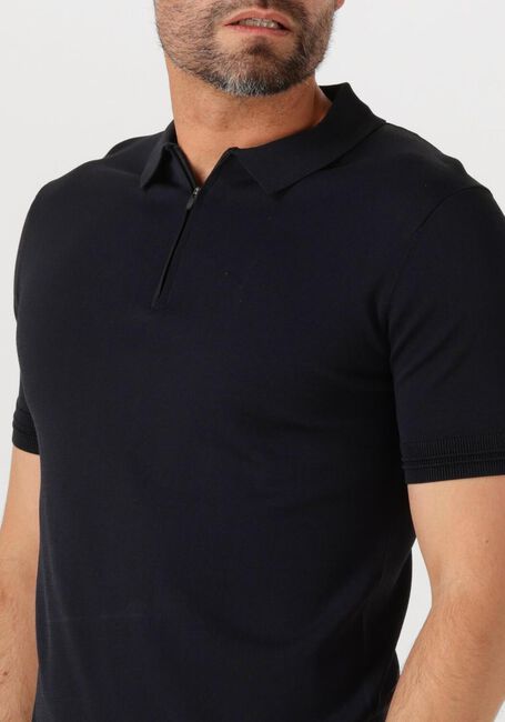 Dunkelblau GENTI Polo-Shirt POLO ZIP SS K2053-1260 - large
