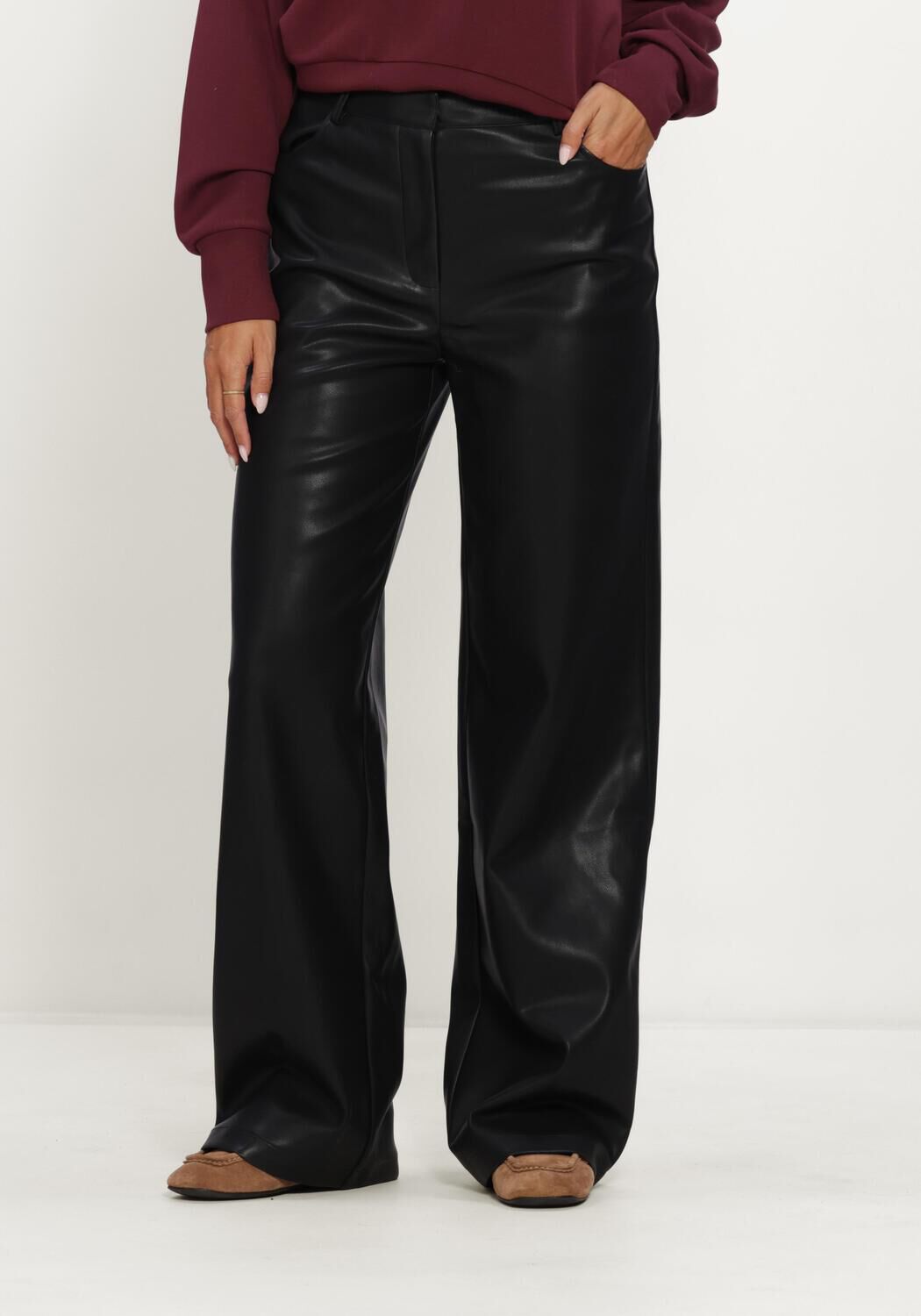 Schwarze NOTRE-V Weite Hose NV-IRENA - large