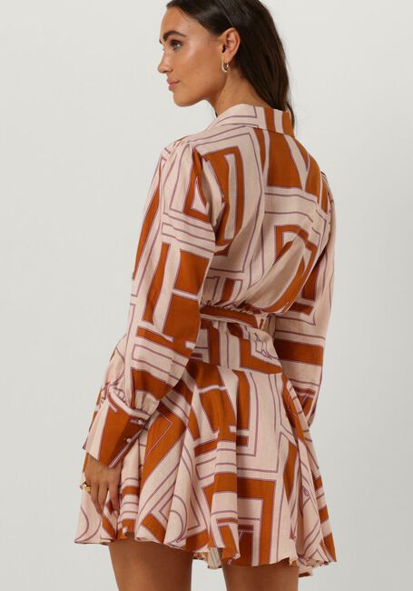 Cognacfarbene JOSH V Minikleid MELODY - large
