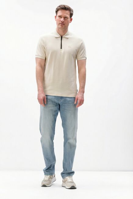 Beige PME LEGEND Polo-Shirt WAFFLE STRUCTURE PIQUE - large