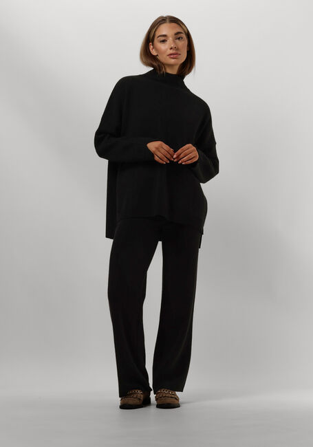 Schwarze RESORT FINEST Rollkragenpullover CAPE SWEATER - large