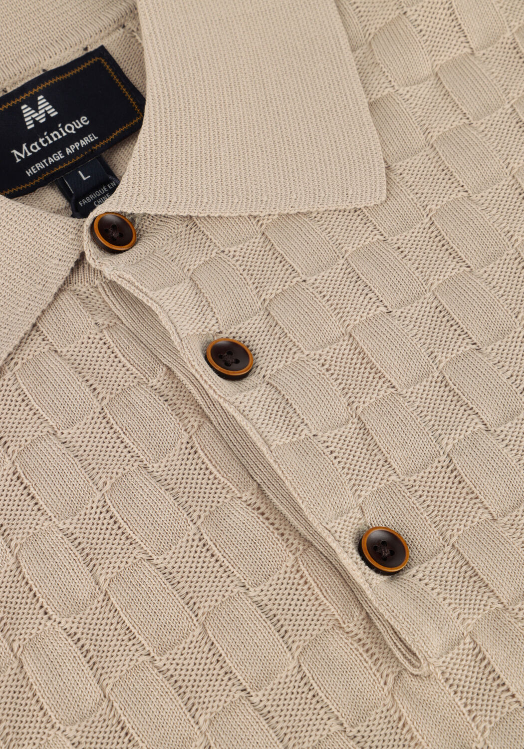 Taupe MATINIQUE Polo-Shirt MAPOLO BB HERITAGE - large
