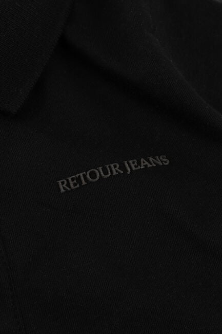 Schwarze RETOUR Polo-Shirt ANTHONY - large