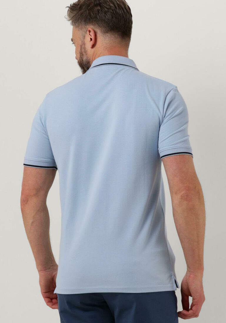 hellblau lyle &amp; scott polo-shirt tipped polo shirt IV8018