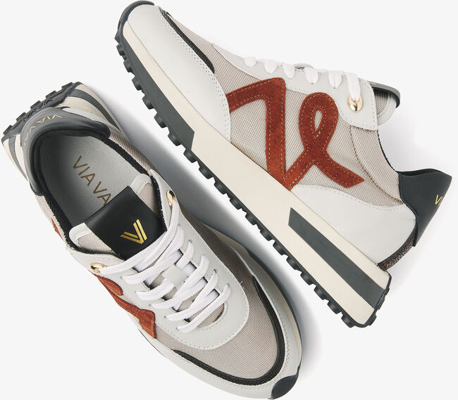 Beige VIA VAI Sneaker Low POSY FLARE - large