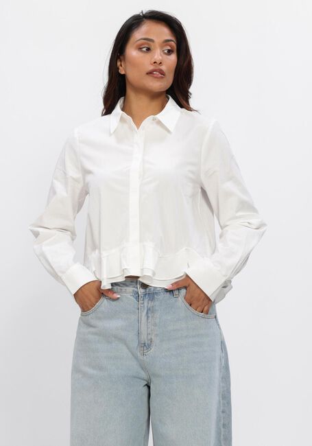 Wei&szlig;e Y.A.S. Blusen YASANERA LS SHORT SHIRT - large