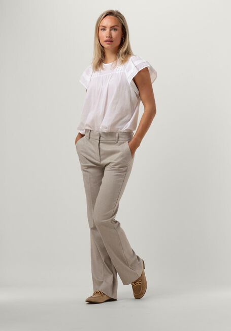 Weiße MSCH COPENHAGEN Bluse MSCHMOSSIE SS TOP - large