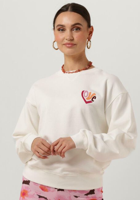 Weiße CATWALK JUNKIE Sweatshirt SW POWER OF LOVE - large