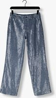 Blaue CO'COUTURE Straight leg jeans SEQUIN DENIM PANT