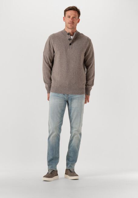 Taupe STEFANO LAURAN Pullover HALF ZIP - large